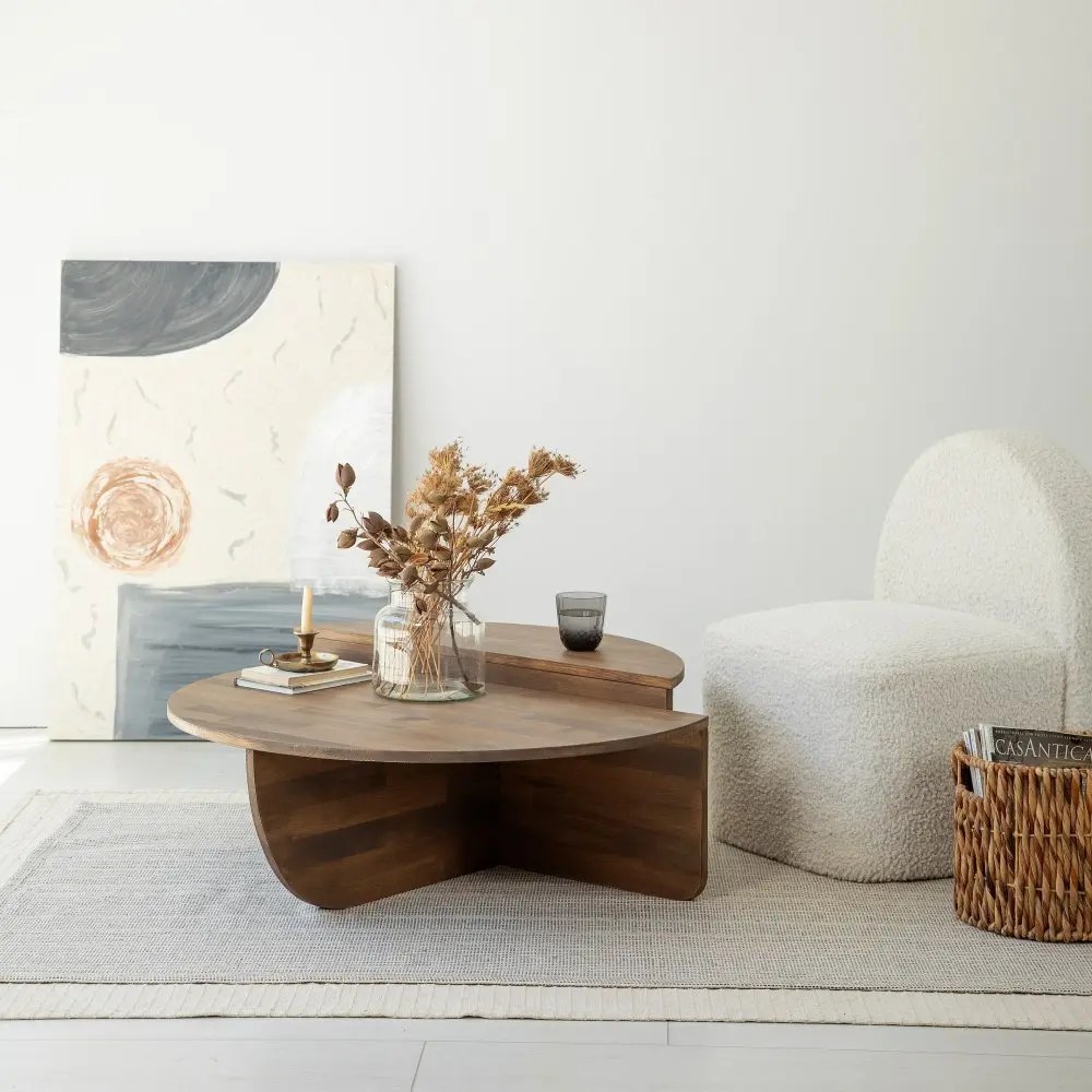 Sada konferenčních stolků Podium Wood - Walnut