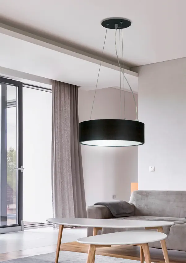 LED závěsná lampa studená 16W 6500K stropní wenge Zigo