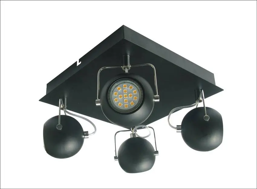 Stropní lampa Tony stropní lampa LED GU10 matná černá