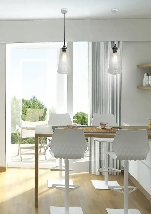 Stropní závěsná lampa manila e27 bezbarvá