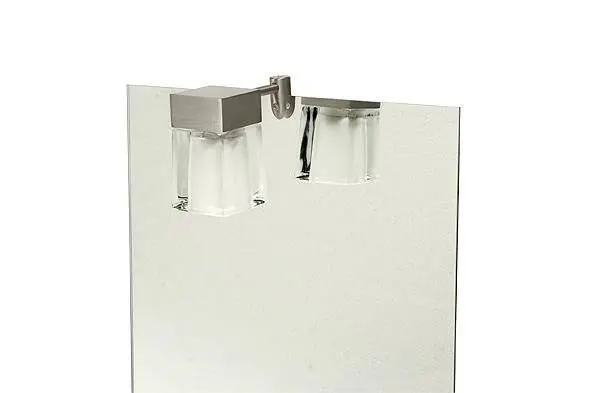 Zrcadlové nástěnné svítidlo do koupelny 1X40W G9 saténové