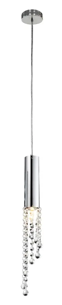 Chromovaná LED závěsná lampa GU10 3W Duero