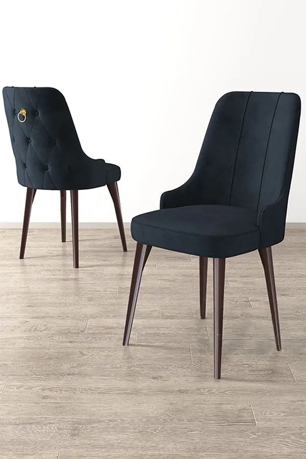 Sada židlí (2 kusy) Newa - Anthracite, Brown