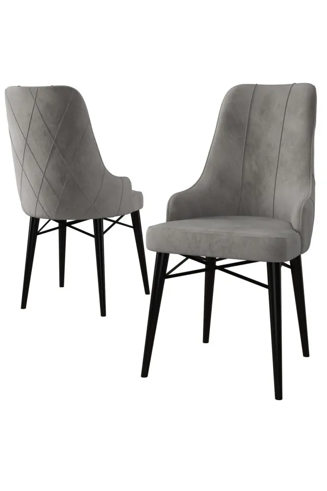 Sada židlí (4 kusy) Neta - Grey, Black