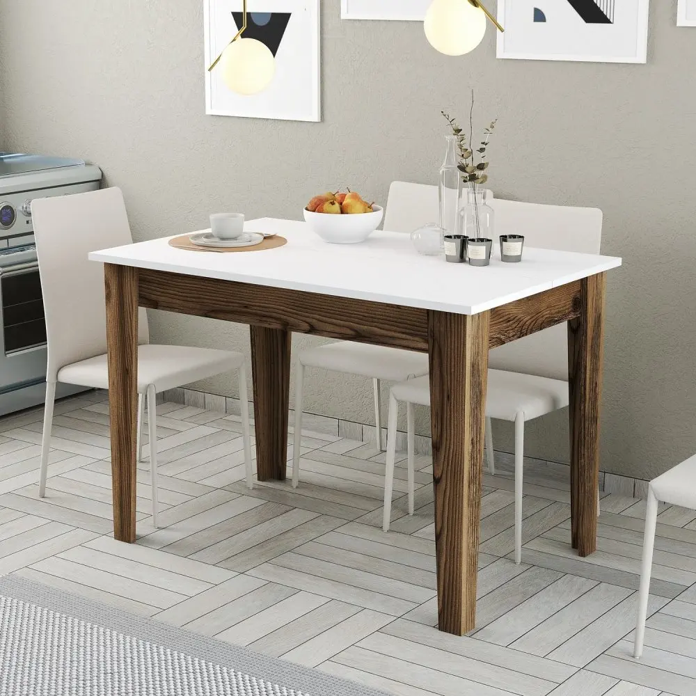 Kuchyňský stůl Kiev 505 - Walnut, White
