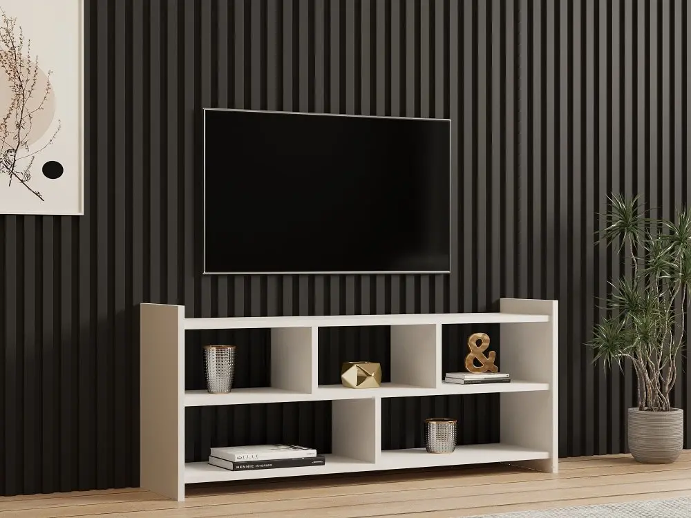 Kalune Design TV stolek PERA 120 cm bílý