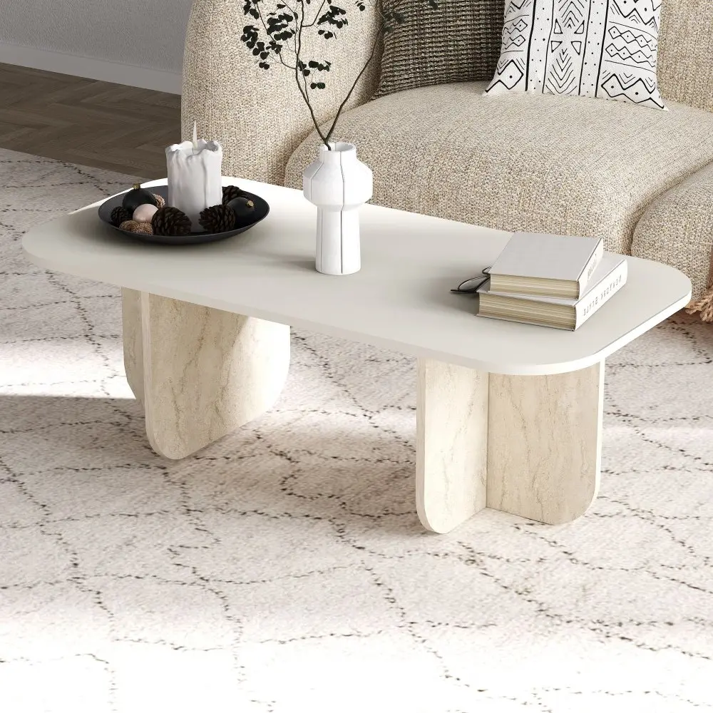 Konferenční stolek Becaj - Sandstone, Travertine