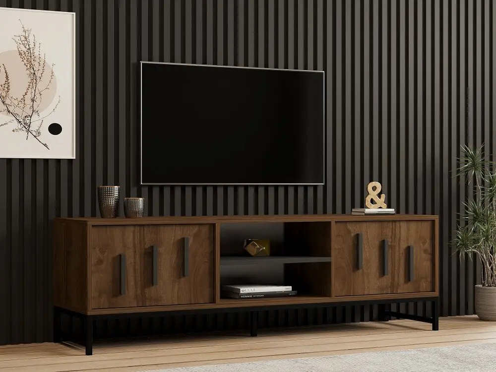 TV stolek Shape - Walnut