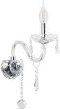 Nástěnná lampa Cristallo 1x40W E14 průhledná