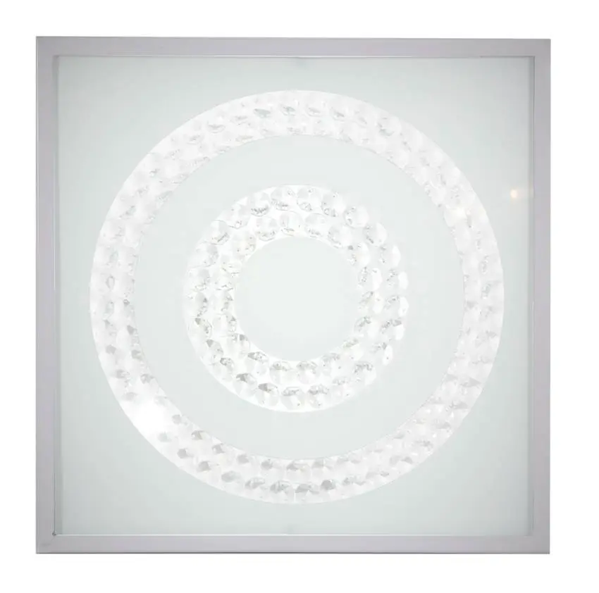 Stropní svítidlo Lux Plafon 16W LED 4000K saténové dvojité prstence