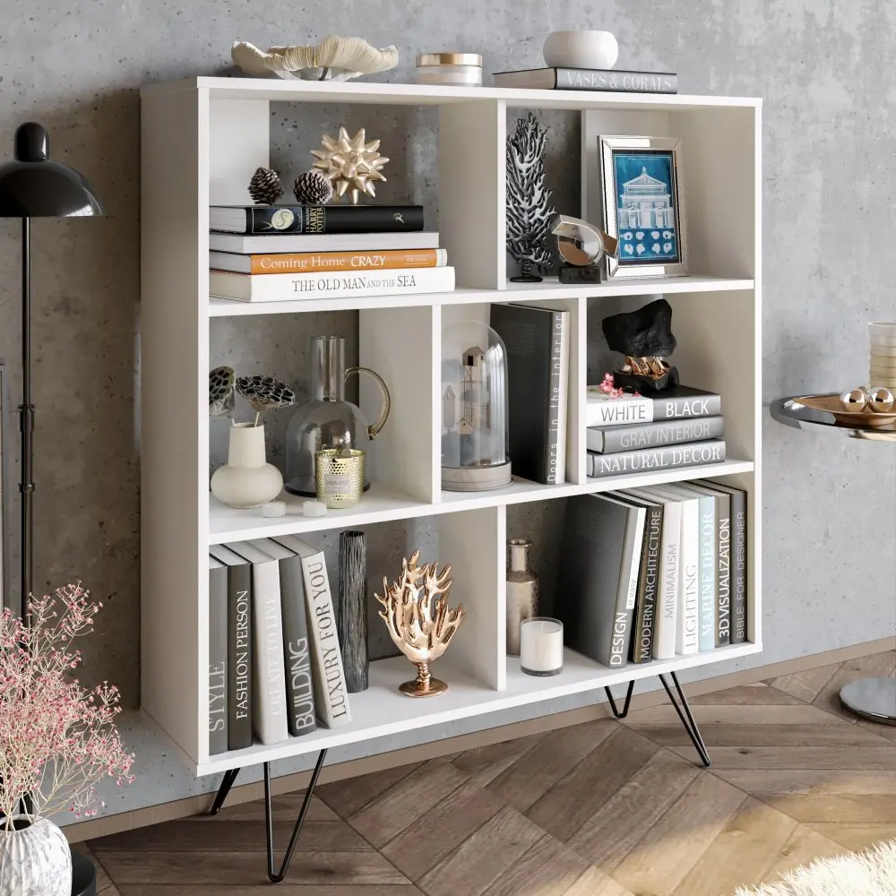 Hanah Home Knihovna MISTICO bílá
