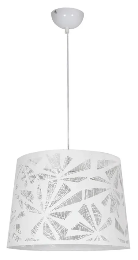 Závěsná stropní lampa 1X60W E27 bílá ORLANDO