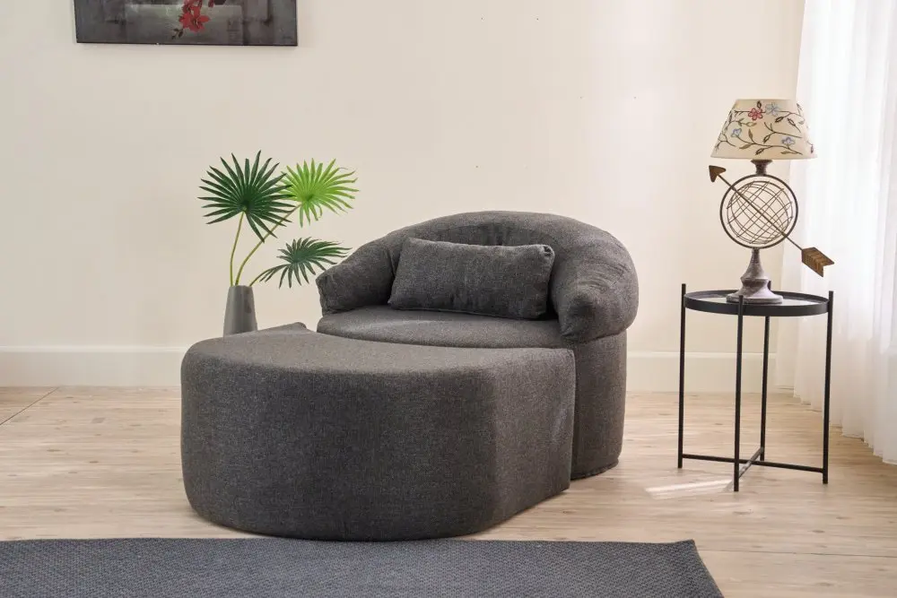 Rozkládací křeslo Pitta - Anthracite
