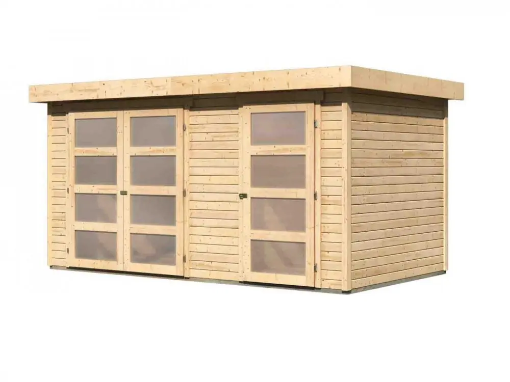 Dřevěný zahradní domek 404x332 cm Lanitplast