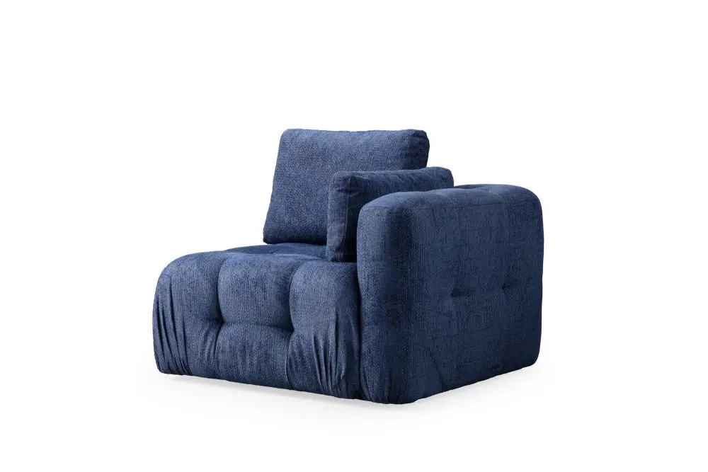 Křeslo / Jednomístná pohovka Amaris 1R - Navy Blue
