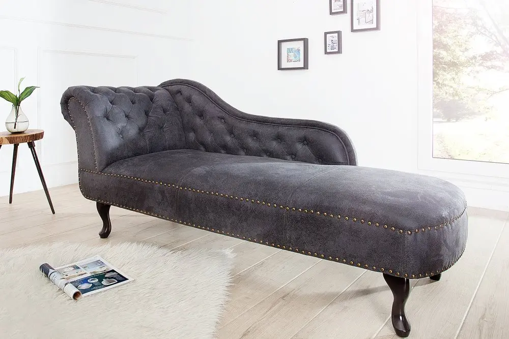 Estila Luxusní lenoška Chesterfield Antik Look
