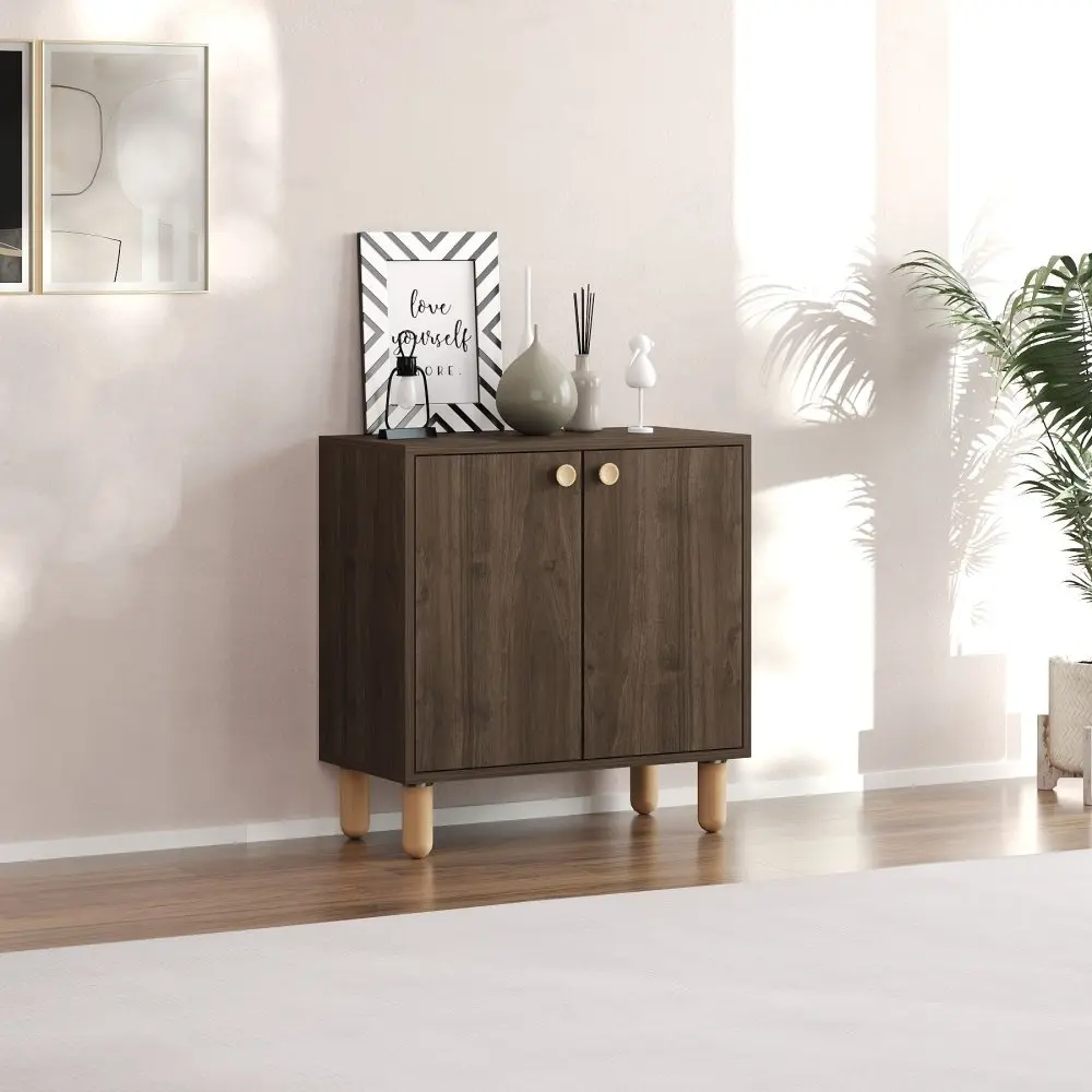 Víceúčelová skříňka Lina - Walnut