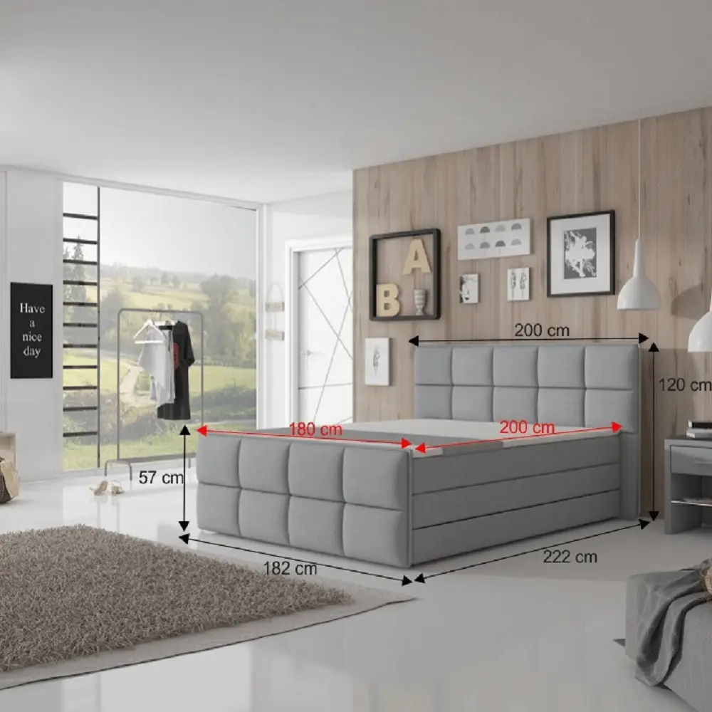 Boxspringová postel CRESSEN 3 Tempo Kondela