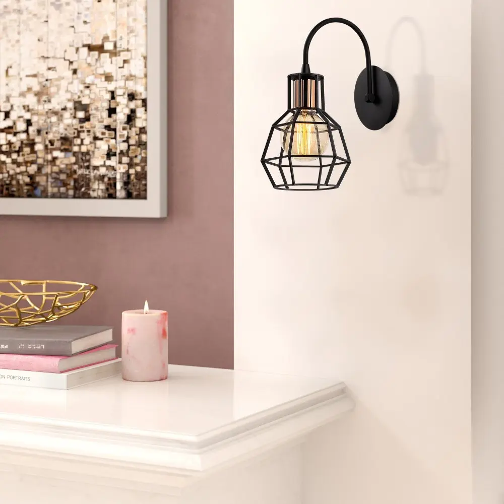 Opviq Nástěnná lampa Kapadokya černá
