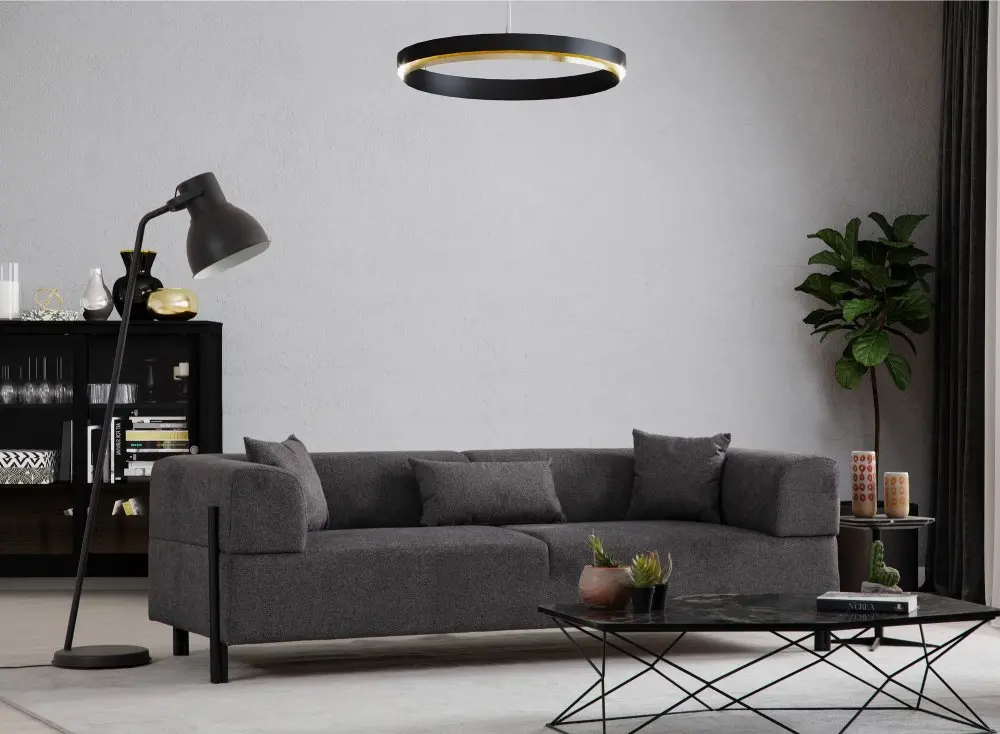 Trojmístná pohovka Gio 3 Seater - Anthracite