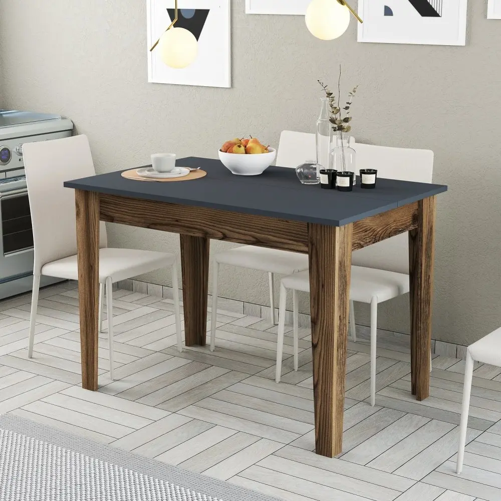 Hanah Home Jídelní stůl KIEV ořech antracit