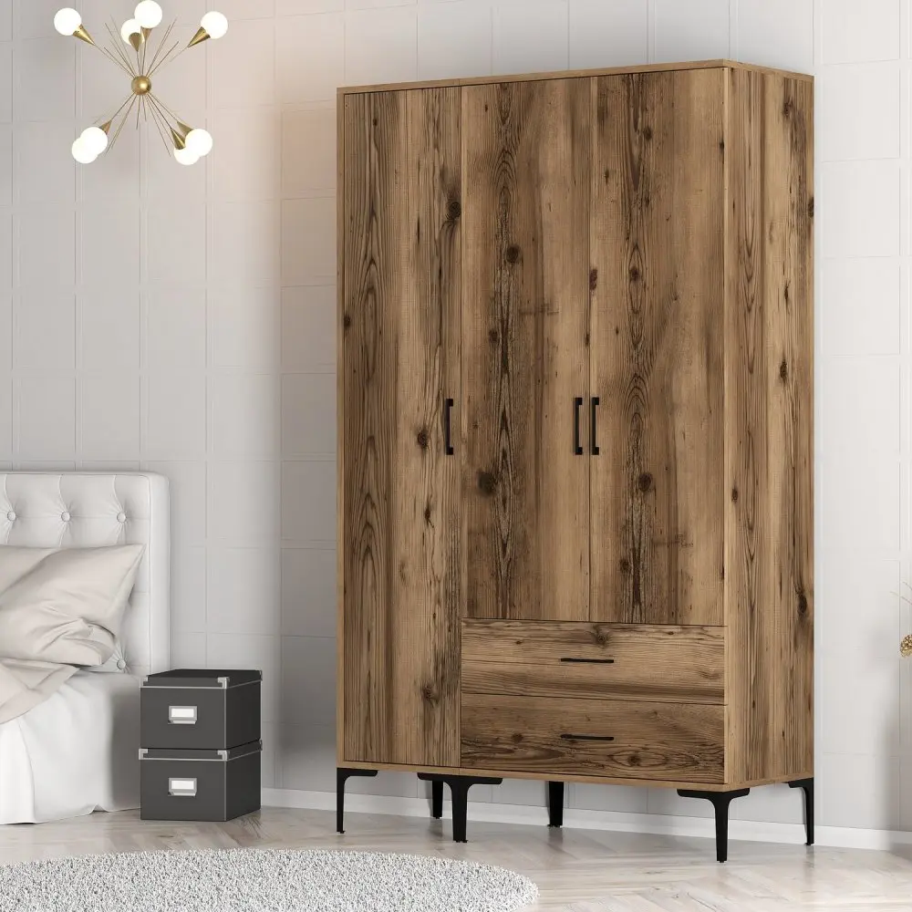 Šatní skříň Kumsal ST - Walnut