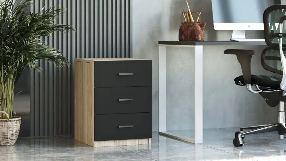 Hanah Home Komoda VARIO dub černá