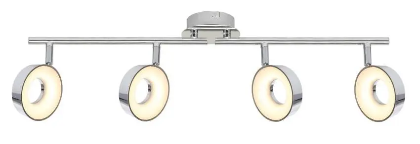 LED nástěnná lampa 4x4W 71cm ISLA CHROM STRIP