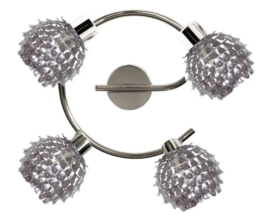 Stropní lampa Raven spirála 4X40W G9 chrom