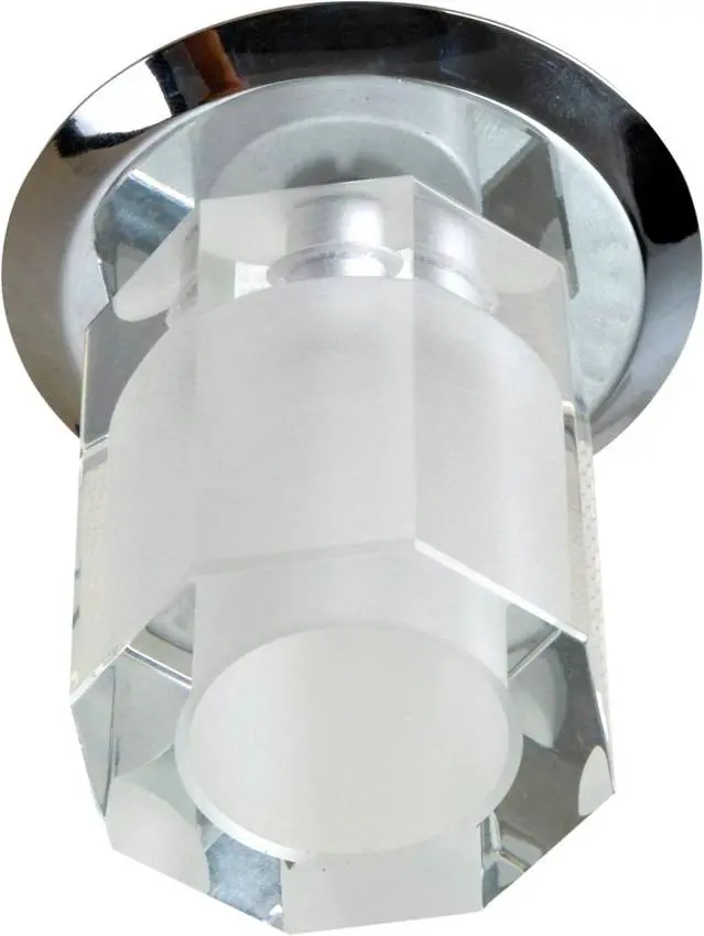 Stropní svítidlo polygonální krystal chrom G4 20W SK-25