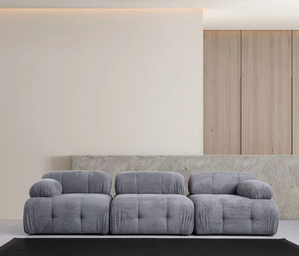 Trojmístná pohovka Petite 3 - Grey