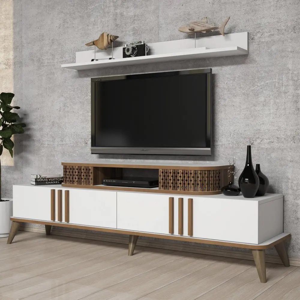 TV stěna / Sestava pod TV Eylül - White