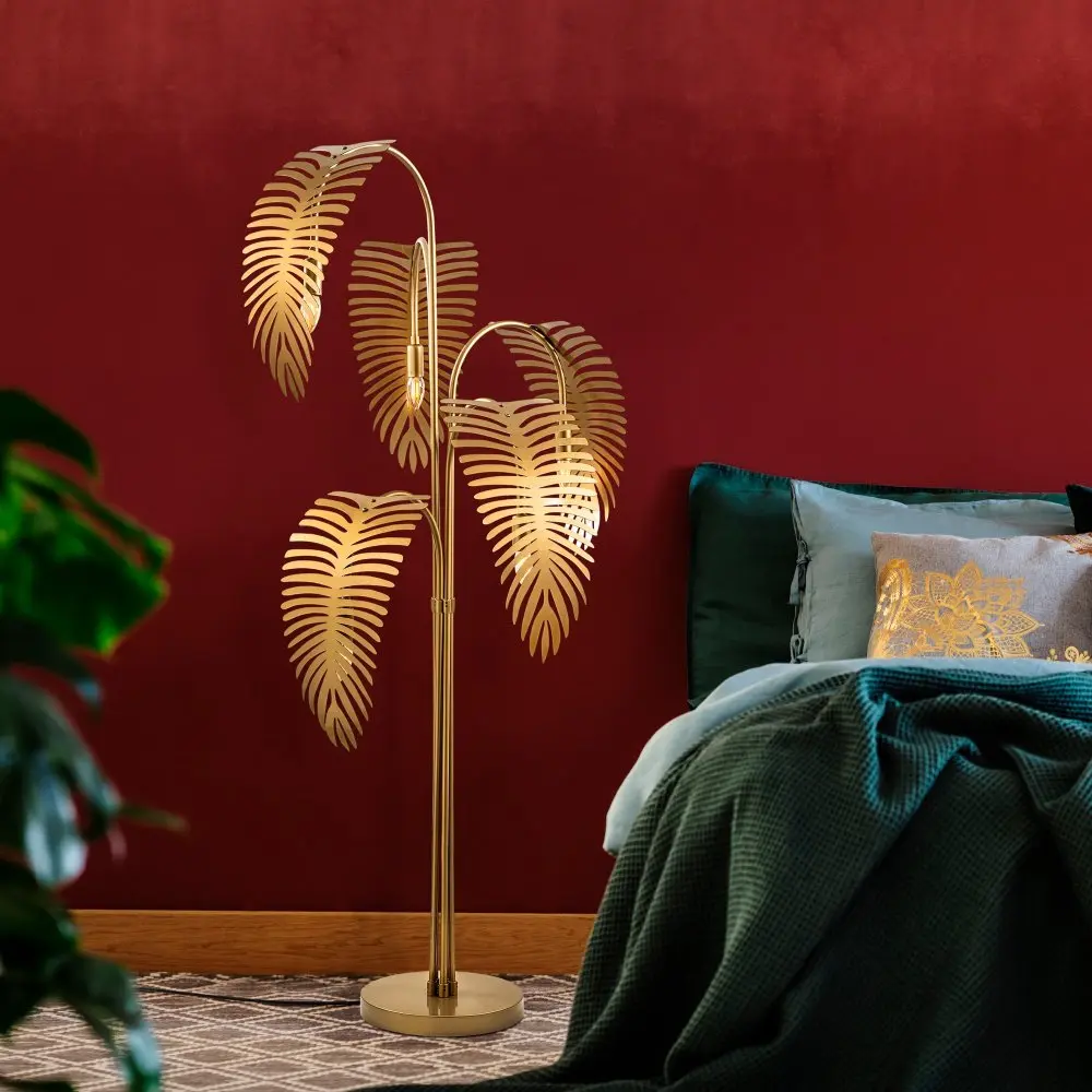 Stojací lampa Palm 13925 - Gold