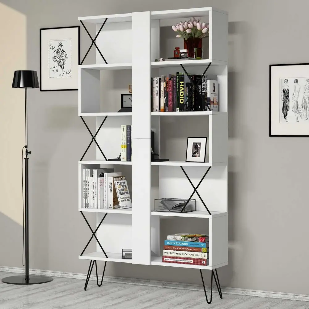 Hanah Home Knihovna EXTRA bílá
