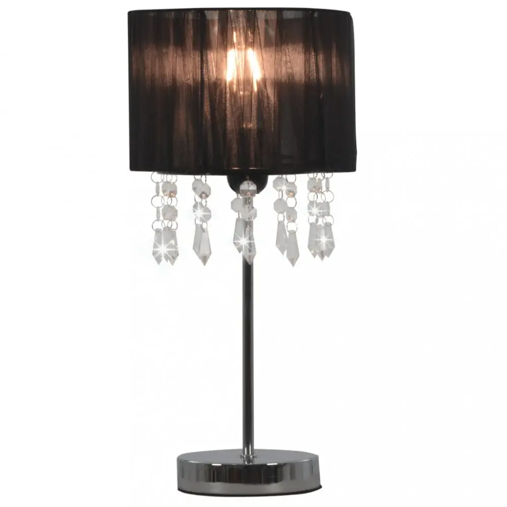 Stolní lampa látka / kov Dekorhome
