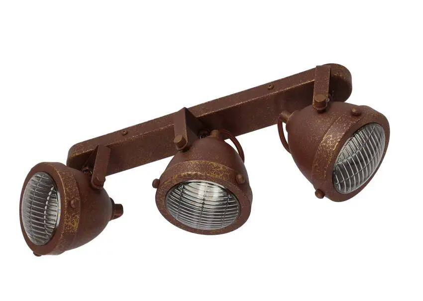 Stropní svítidlo rezavý pásek 3x40W GU10 Frodo
