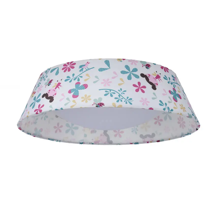 Stropní lampa pro dívky, stropní lampa 16W LED 6500K se stínidlem
