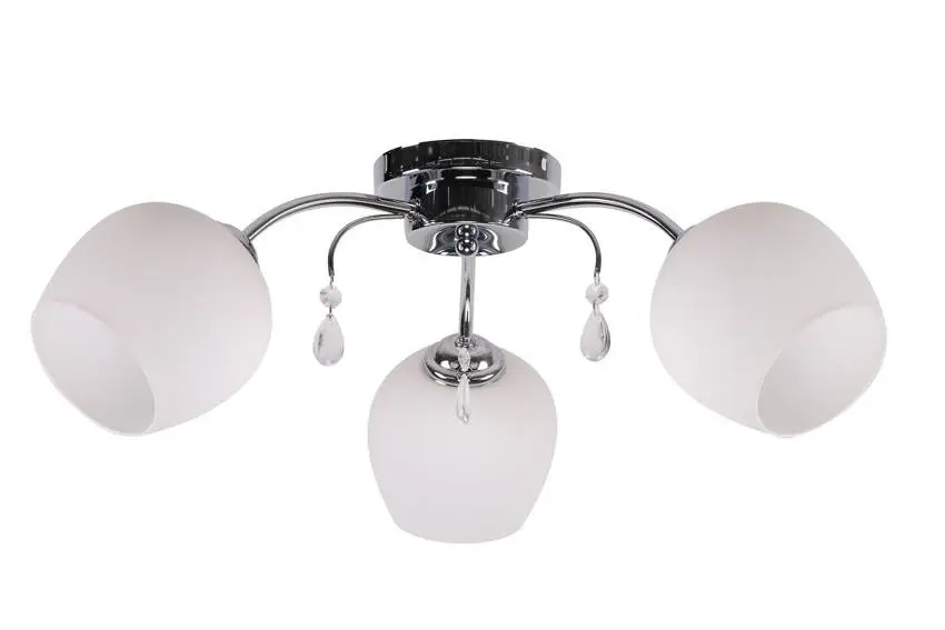 Stropní lampa Zachera 3x40W E27 bílá