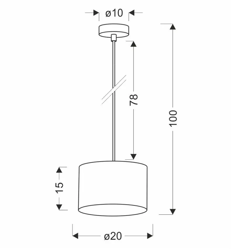 Závěsná lampa PANDY černá 1x40W E27 stínidlo černá+zlatá