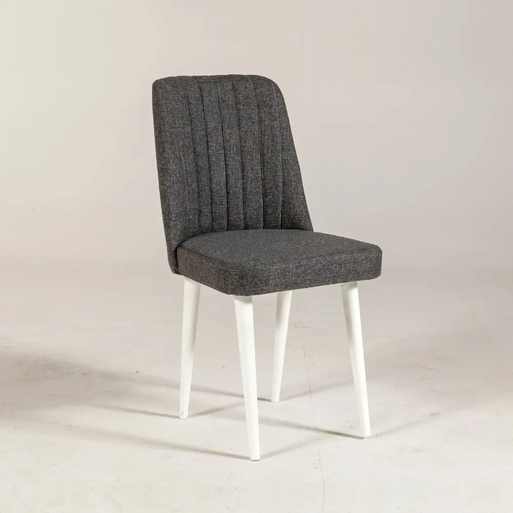 Židle Vina Sandalye Anthracite, White