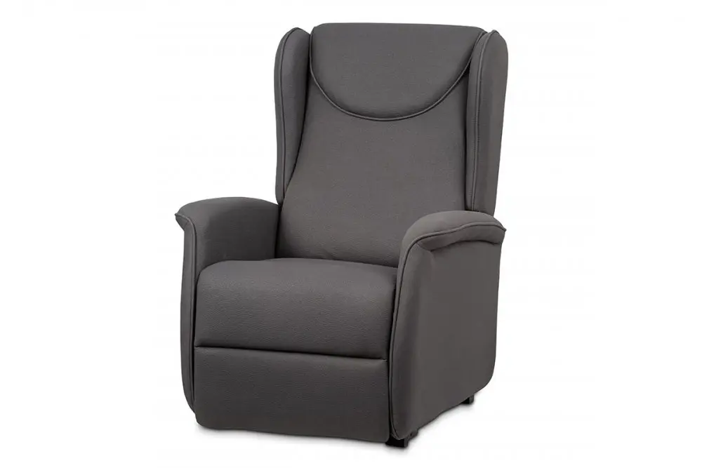 Polohovací křeslo šedé, elektrické TV-1192 GREY2