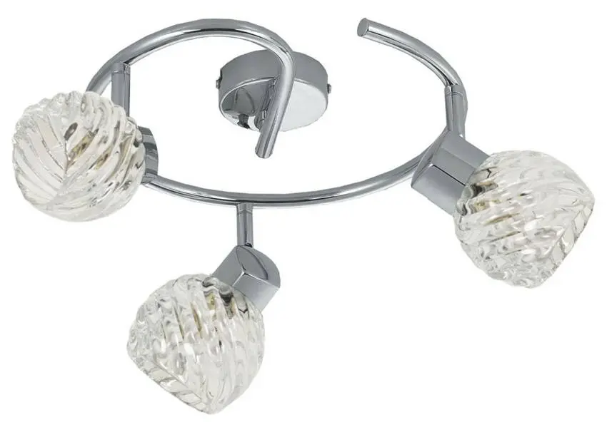 Stropní lampa Fox spirála 3X40W G9