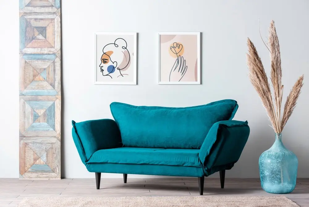 Dvoumístná rozkládací pohovka Vino Daybed - Petrol Green GR124\01
