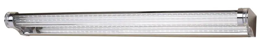 Nástěnná koupelnová lampa chrom 58cm LED 9W studená Moderno