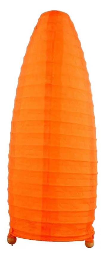 Papírová stolní lampa oranžová Papyrus
