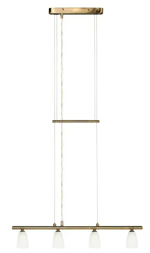 Stropní svítidlo Parma 4*40W G9 patinované zlato