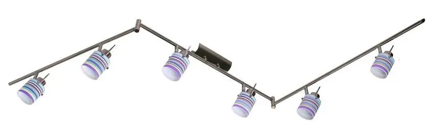 Stropní svítidlo Cadellux Colore, matný nikl, 6XG9/40W 230V
