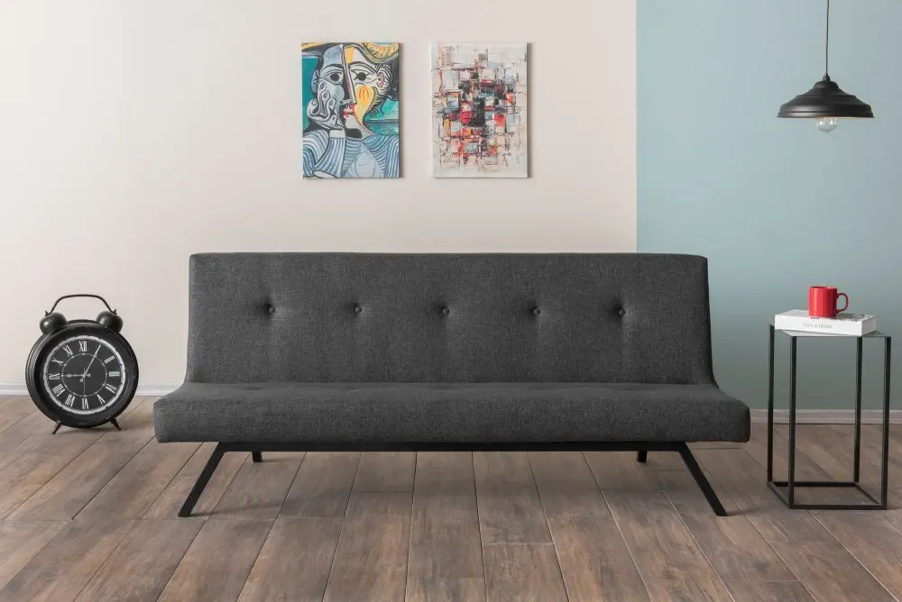 Hanah Home Rozkládací třímístná pohovka Zola 180 cm šedá