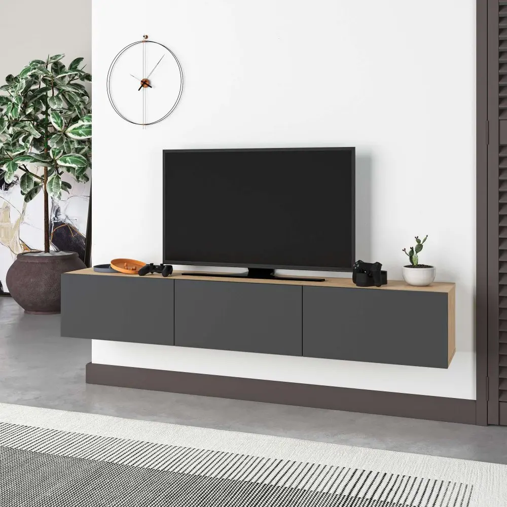 TV stolek Francy 180 - Sapphire Oak, Anthracite