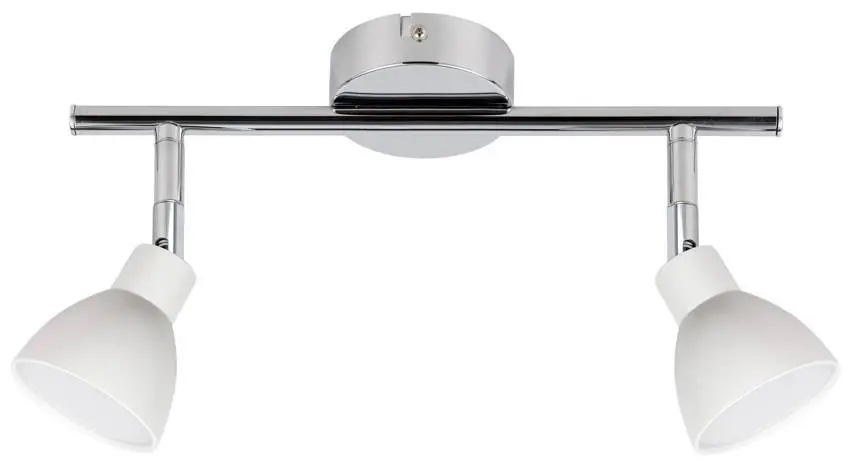 LED nástěnná lampa 2x5W COB ROY STRIP BÍLÁ